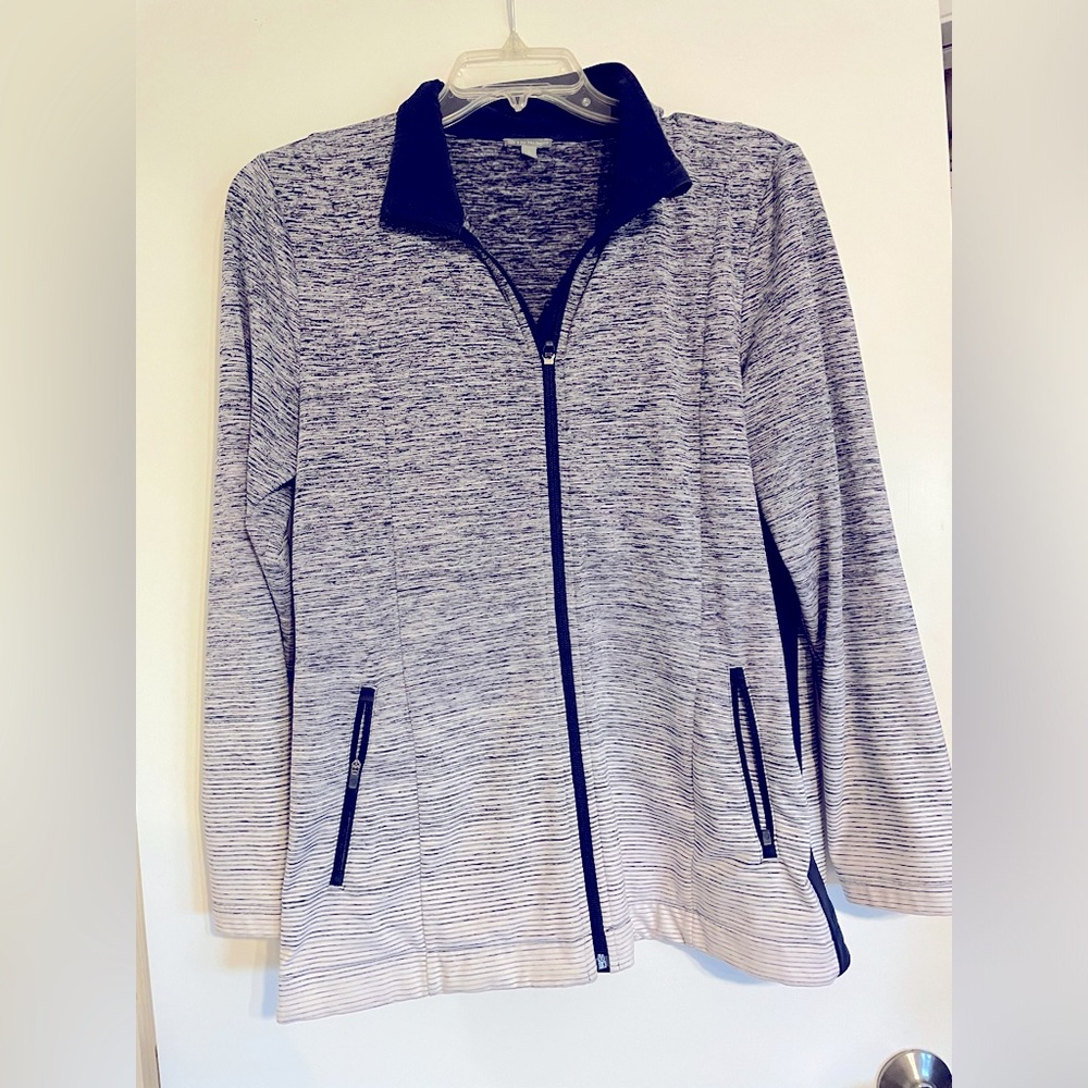 T by Talbot active jacket. L, four way stretch, Navy.